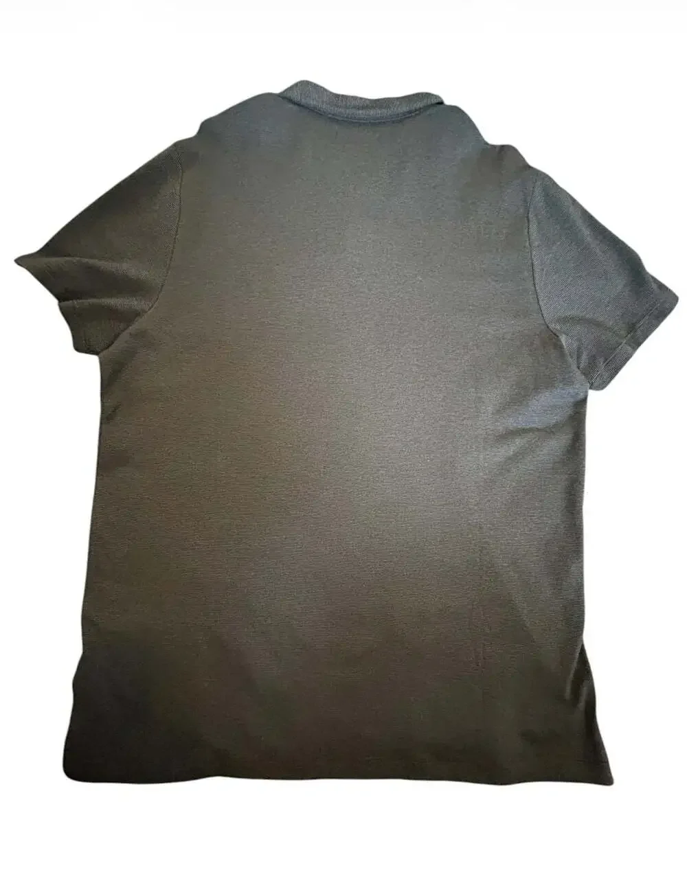 Banana Republic Men's Textured Short Sleeve Polo Shirt Grey
